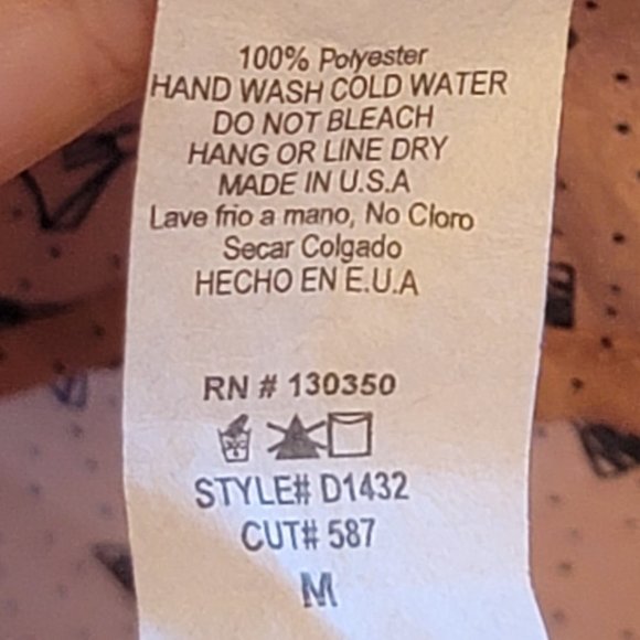 Peppermint Dusty Rose Bow Print Mini Wrap Dress - Picture 6 of 6